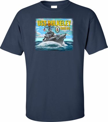 USS Bulkeley DDG-84 Printed Art T-Shirt