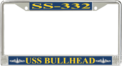 USS Bullhead SS-332 License Plate Frame