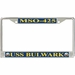 USS Bulwark MSO-425 License Plate Frame