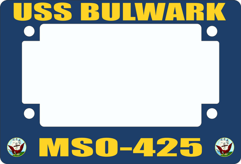 USS Bulwark MSO-425 Motorcycle Frame