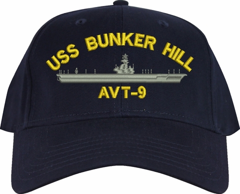 USS Bunker Hill AVT-9 Imported Cap