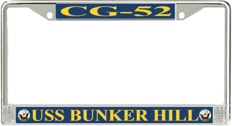 USS Bunker Hill CG-52 License Plate Frame