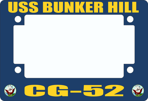 USS Bunker Hill CG-52 Motorcycle Frame