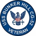 USS Bunker Hill CG-52 Veteran Decal Sticker
