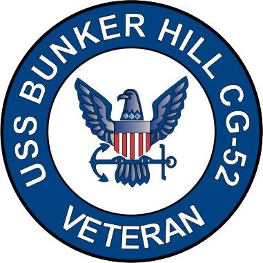 USS Bunker Hill CG-52 Veteran Decal Sticker