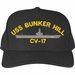 USS Bunker Hill CV-17 Custom Embroidered Cap
