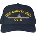 USS Bunker Hill CV-17 Custom Embroidered Cap