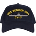 USS Bunker Hill CV-17 Custom Embroidered Cap