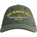 USS Bunker Hill CV-17 Custom Embroidered Cap