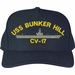 USS Bunker Hill CV-17 Ship Custom Embroidered Cap