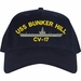 USS Bunker Hill CV-17 Ship Custom Embroidered Cap