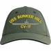 USS Bunker Hill CV-17 Ship Custom Embroidered Cap