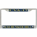 USS Bunker Hill CVA-17 License Plate Frame