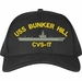 USS Bunker Hill CVS-17 U.S. Made Cap