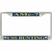 USS Bunting AMc-7 License Plate Frame