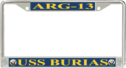 USS Burias ARG-13 License Plate Frame