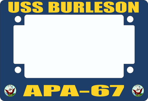 USS Burleson APA-67 Motorcycle Frame