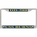 USS Burns DD-588 License Plate Frame