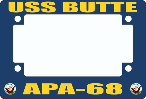 USS Butte APA-68 Motorcycle Frame
