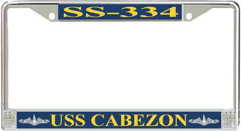USS Cabezon SS-334 License Plate Frame