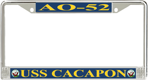USS Cacapon AO-52 License Plate Frame