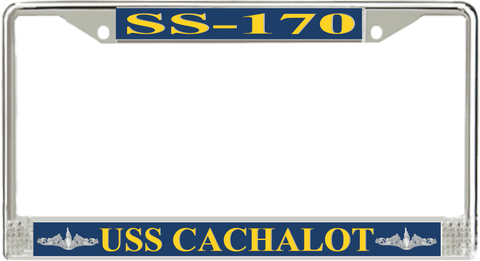 USS Cachalot SS-170 License Plate Frame