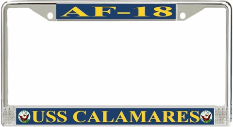 USS Calamares AF-18 License Plate Frame