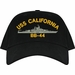 USS California BB-44 Embroidered Cap
