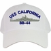 USS California BB-44 Embroidered Cap