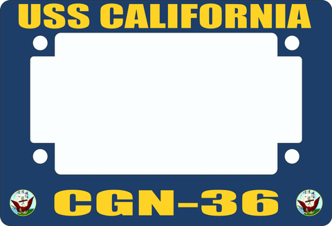 USS California CGN-36 Motorcycle Frame