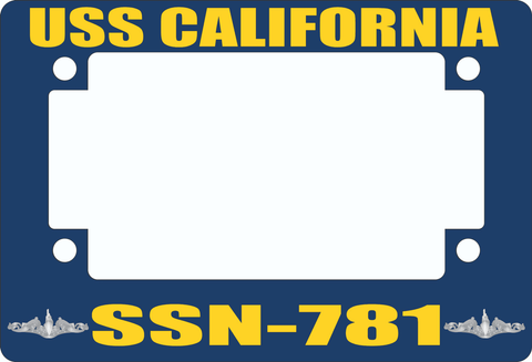 USS California SSN-781 Motorcycle Frame