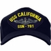 USS California SSN-781 (Silver Dolphins) Emblematic Cap