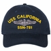 USS California SSN-781 with Dolphins Unstructured Dad Cap