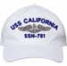 USS California SSN-781 with Dolphins Unstructured Dad Cap