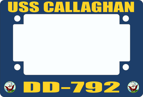 USS Callaghan DD-792 Motorcycle Frame