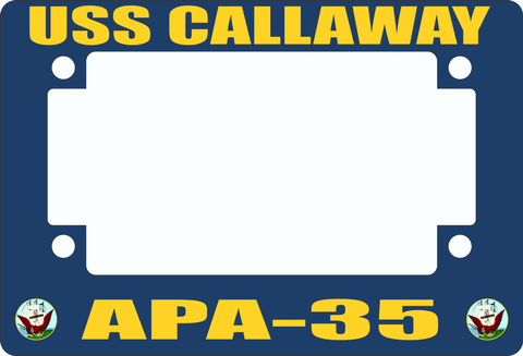 USS Callaway APA-35 Motorcycle Frame