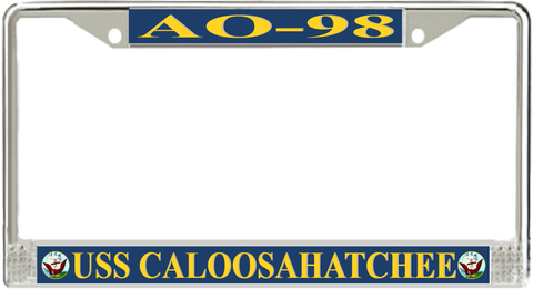 USS Caloosahatchee AO-98 License Plate Frame