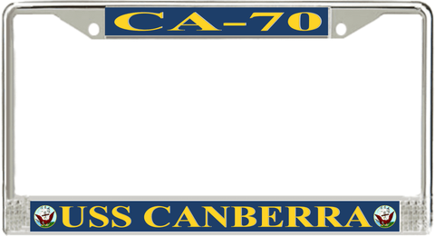 USS Canberra CA-70 License Plate Frame