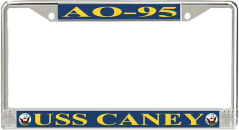 USS Caney AO-95 License Plate Frame