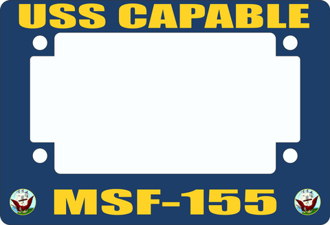 USS Capable MSF-155 Motorcycle Frame