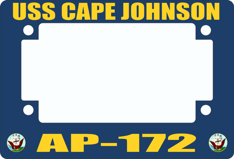USS Cape Johnson AP-172 Motorcycle Frame