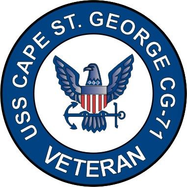 USS Cape St George CG-71 Veteran Decal Sticker