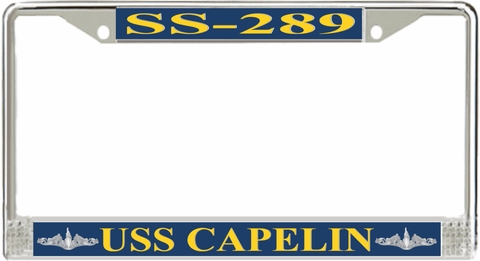 USS Capelin SS-289 License Plate Frame