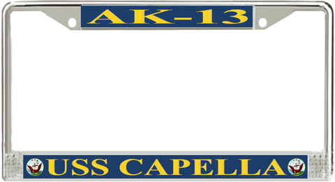 USS Capella AK-13 License Plate Frame