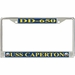 USS Caperton DD-650 License Plate Frame