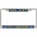 USS Carbonero SS-337 License Plate Frame