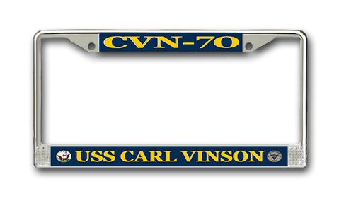 USS Carl Vinson CVN-70 License Plate Frame