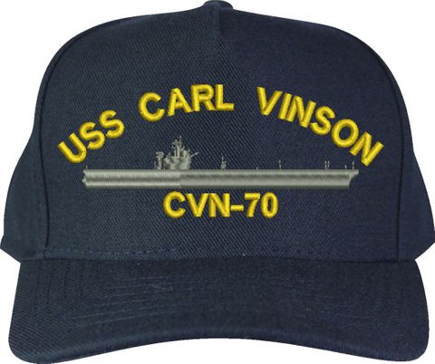 USS Carl Vinson CVN-70 U.S. Made Cap