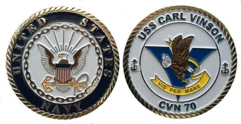 USS Carl Vinson Enlisted Challenge Coin