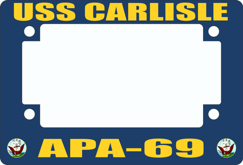 USS Carlisle APA-69 Motorcycle Frame